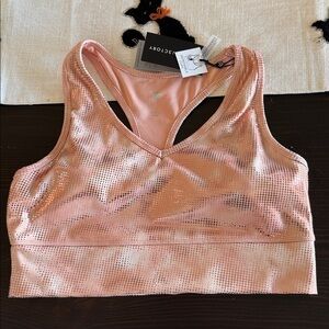 Athletic Pink/coral/salmon Women's Sports Bra